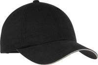 Port Authority C832 Reflective Sandwich Bill Cap - Black Reflective - Black / One Size Fits Most