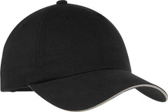 Port Authority C832 Reflective Sandwich Bill Cap - Black Reflective - Black / One Size Fits Most