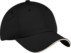 Port Authority C838 Dry Zone Cap - Black Stone - Black / One Size Fits Most
