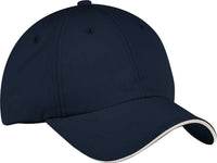 Port Authority C838 Dry Zone Cap Classic Navy White Navy White / One Size Fits Most
