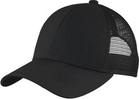 Port Authority C911 Adjustable Mesh Back Cap - Black - Black / One Size Fits Most