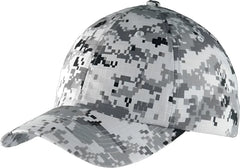 Port Authority C925 Digital Ripstop Camouflage Cap - Gray Camo - Gray / One Size Fits Most