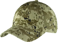 Port Authority C925 Digital Ripstop Camouflage Cap - Green Camo - Green / One Size Fits Most