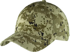 Port Authority C925 Digital Ripstop Camouflage Cap - Green Camo - Green / One Size Fits Most