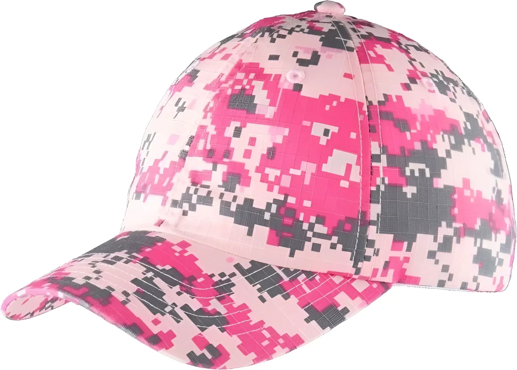 Port Authority C925 Digital Ripstop Camouflage Cap - Pink Camo - Pink / One Size Fits Most