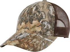 Port Authority C930 Structured Camouflage Mesh Back Cap - Realtree Edge - Realtree Edge / One Size Fits Most