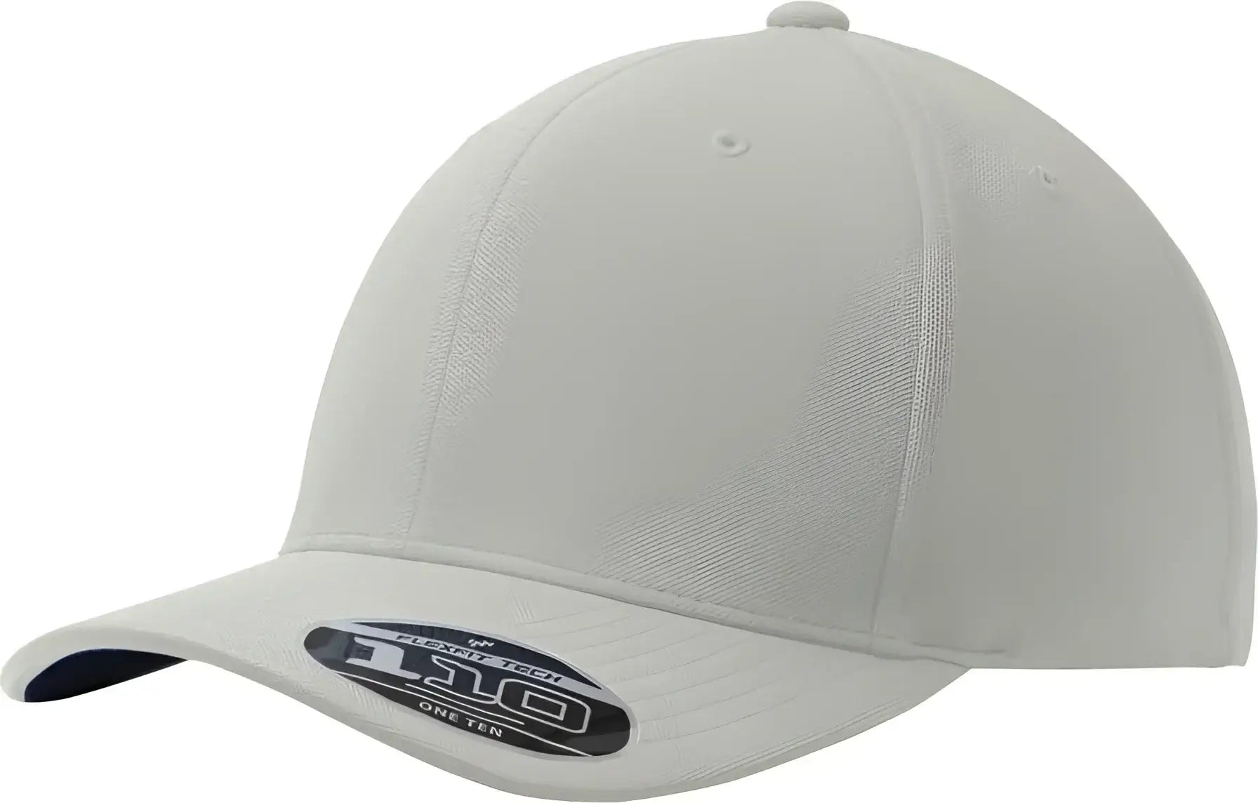 Port Authority C934 Flexfit 110 & Dry Mini Pique Cap - Silver - Light Gray / One Size Fits Most