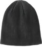 Port Authority C935 Rib Knit Slouch Beanie - Black Iron Gray - Black Dark Gray / One Size Fits Most