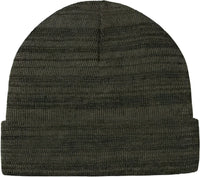Port Authority C939 Knit Cuff Beanie - Olive Green Heather - Olive Green / 7 1/4’’ - 7 5/8’’
