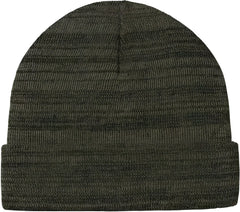 Port Authority C939 Knit Cuff Beanie - Olive Green Heather - Olive Green / 7 1/4’’ - 7 5/8’’