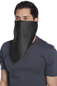 Port Authority C960 Cotton Bandana - Black - Black / OSFA