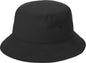 Port Authority C975 Twill Classic Bucket Hat - Black - Black / 6 7/8’’ - 7 1/4’’