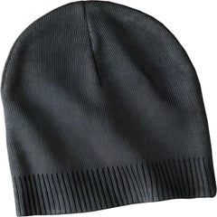 Port Authority CP95 100% Cotton Beanie - Graphite - Dark Gray / One Size Fits Most