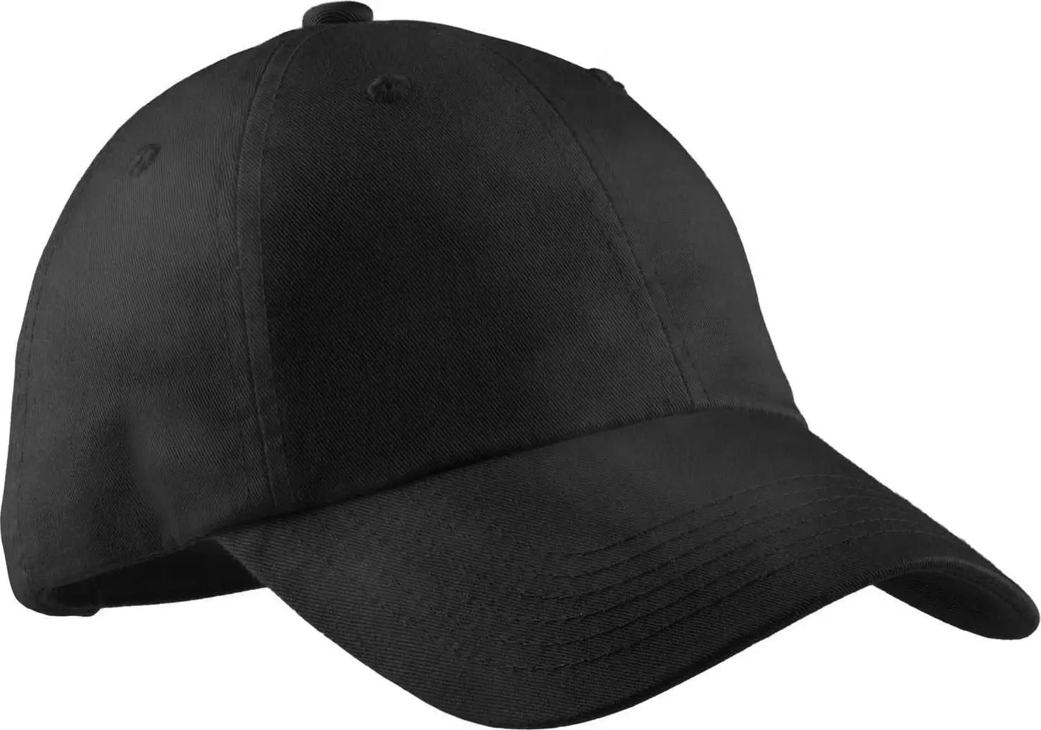 Port Authority LPWU Ladies Garment-Washed Cap - Black - Black / One Size Fits Most