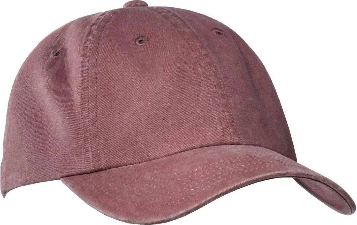 Port Authority PWU Garment-Washed Cap - Maroon - Maroon / One Size Fits Most