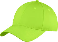 Port & Company C914 Six-Panel Unstructured Twill Cap - Lime - Lime / One Size Fits Most