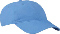 Port & Company CP77 Brushed Twill Low Profile Cap Carolina Blue Columbia Blue / One Size Fits Most