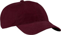 Port & Company CP77 Brushed Twill Low Profile Cap Maroon Maroon / One Size Fits Most