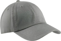 Port & Company CP78 Washed Twill Cap Deep Smoke Gray / One Size Fits Most