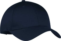 Port & Company CP80 Port & Companysix-Panel Twill Cap - Navy - Navy / One Size Fits Most
