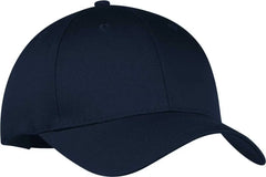 Port & Company CP80 Port & Companysix-Panel Twill Cap - Navy - Navy / One Size Fits Most