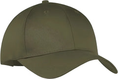 Port & Company CP80 Port & Companysix-Panel Twill Cap - Olive Drab Green - Olive / One Size Fits Most
