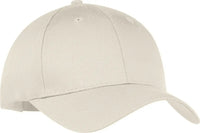 Port & Company CP80 Port & Companysix-Panel Twill Cap - Oyster - Ivory / One Size Fits Most
