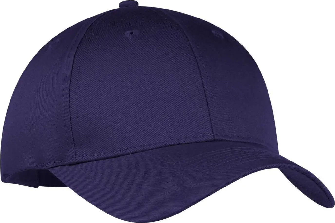 Port & Company CP80 Port & Companysix-Panel Twill Cap - Purple - Purple / One Size Fits Most