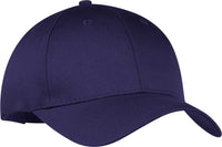 Port & Company CP80 Port & Companysix-Panel Twill Cap - Purple - Purple / One Size Fits Most