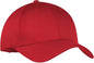 Port & Company CP80 Port & Companysix-Panel Twill Cap - True Red - Red / One Size Fits Most