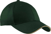 Port & Company CP85 Port & CompanySandwich Bill Cap Hunter Khaki Forest Khaki / One Size Fits Most