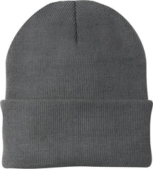 Port & Company CP90 Knit Cap with Cuff Athletic Oxford Dark Gray / One Size Fits Most