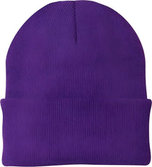 Port & Company CP90 Knit Cap with Cuff Athletic Purple Purple / One Size Fits Most