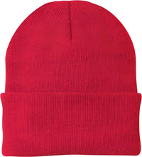 Port & Company CP90 Knit Cap with Cuff Athletic Red Red / One Size Fits Most