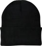 Port & Company CP90 Knit Cap with Cuff Black Black / One Size Fits Most