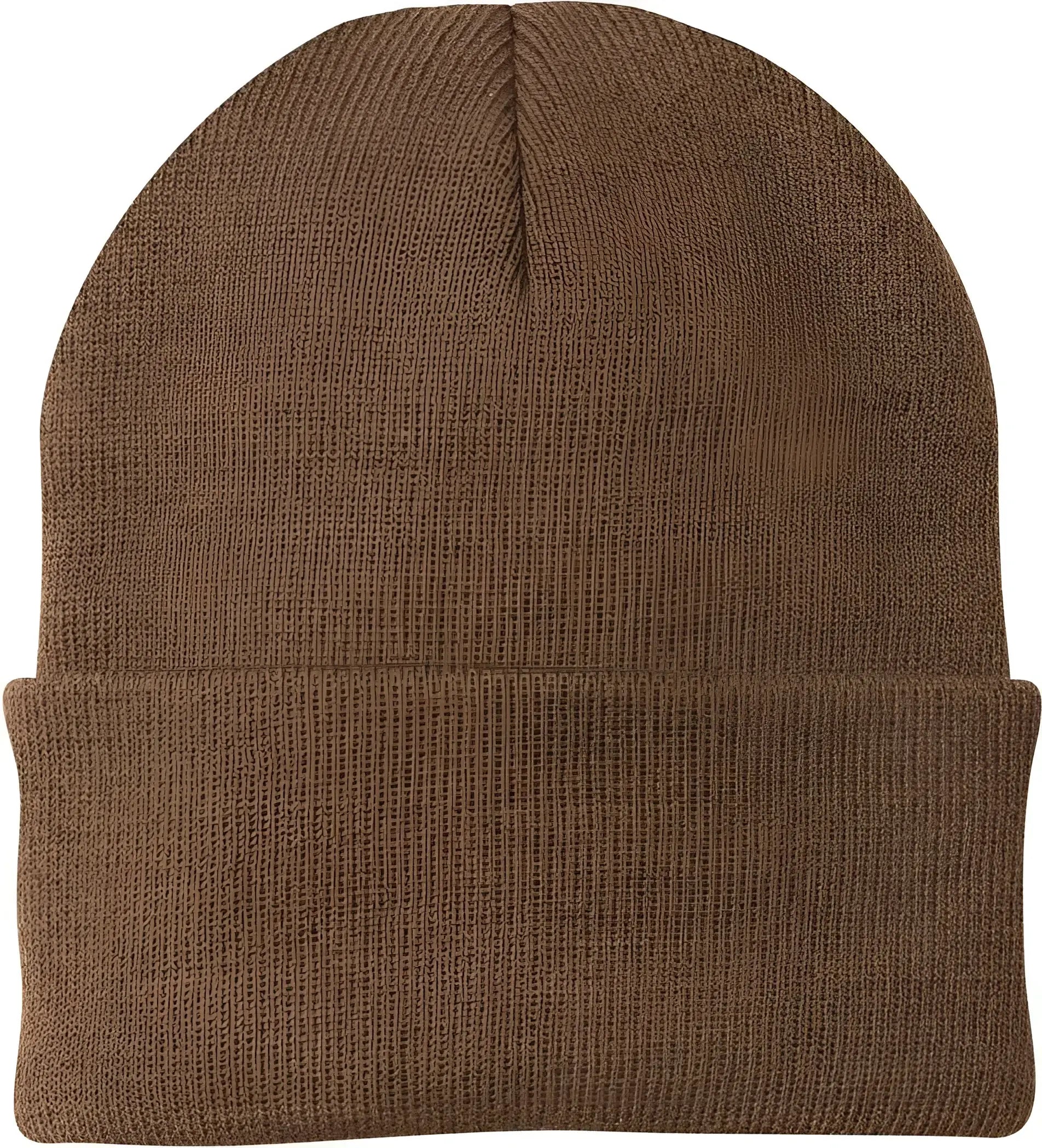 Port & Company CP90 Knit Cap with Cuff Brown Brown / One Size Fits Most
