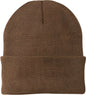 Port & Company CP90 Knit Cap with Cuff Brown Brown / One Size Fits Most