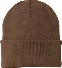 Port & Company CP90 Knit Cap with Cuff Brown Brown / One Size Fits Most