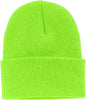 Port & Company CP90 Knit Cap with Cuff Neon Green Green / One Size Fits Most