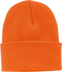 Port & Company CP90 Knit Cap with Cuff Neon Orange Orange / One Size Fits Most