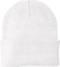 Port & Company CP90 Knit Cap with Cuff - White - White / One Size Fits Most