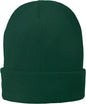 Port & Company CP90L Fleece-Lined Knit Cap with Cuff - Athletic Green - Green / One Size Fits Most