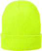 Port & Company CP90L Fleece-Lined Knit Cap with Cuff - Neon Yellow - Yellow / One Size Fits Most