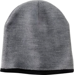 Port & Company CP91 Beanie Cap Athletic Oxford Black Dark Gray Black / One Size Fits Most