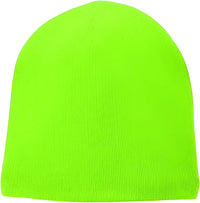 Port & Company CP91L Fleece-Lined Beanie Cap - Neon Green - Green / One Size Fits Most