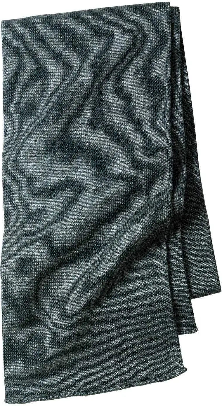 Port & Company KS01 Knitted Scarf Athletic Oxford Dark Gray / One Size Fits Most