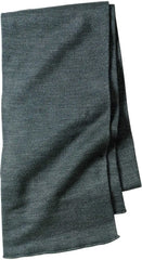 Port & Company KS01 Knitted Scarf Athletic Oxford Dark Gray / One Size Fits Most