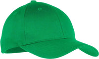 Port & Company YCP80 Youth Six Panel Twill Cap Kelly Green Kelly / One Size Fits Most