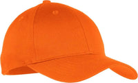 Port & Company YCP80 Youth Six Panel Twill Cap Orange Orange / One Size Fits Most