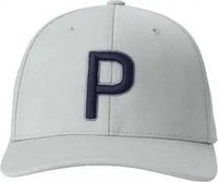 Puma Golf 22537 P Snapback Golf Cap - High Rise - Light Gray / One Size Fits Most